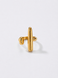 Long Bar Ring Gold – Waterproof & Tarnish-Free