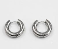20mm Silver Thick Huggies – Waterproof & Tarnish-Free