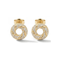 CZ Circle Earring – Waterproof & Tarnish-Free