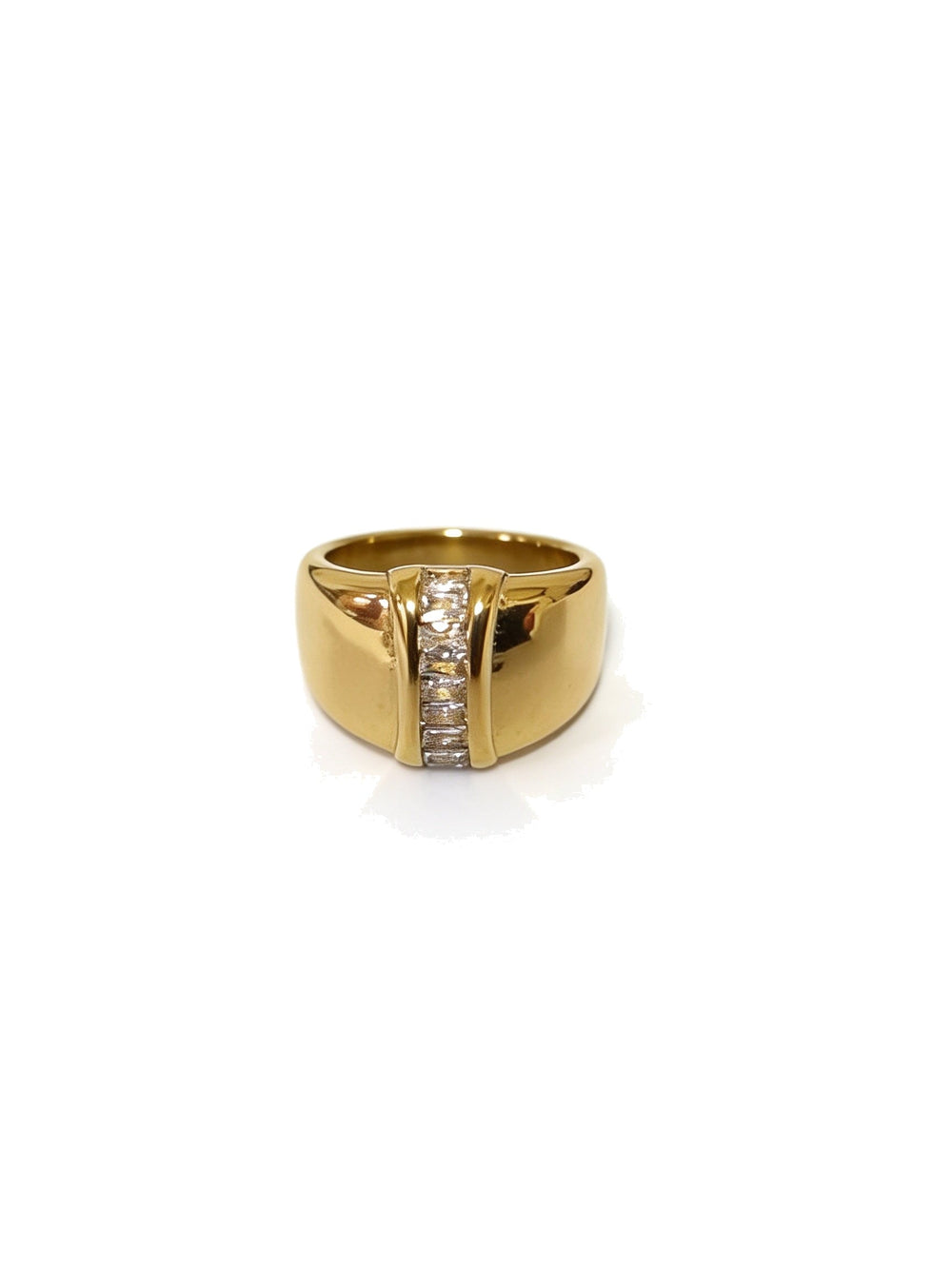 Dome Cubic Ring – Waterproof & Tarnish-Free