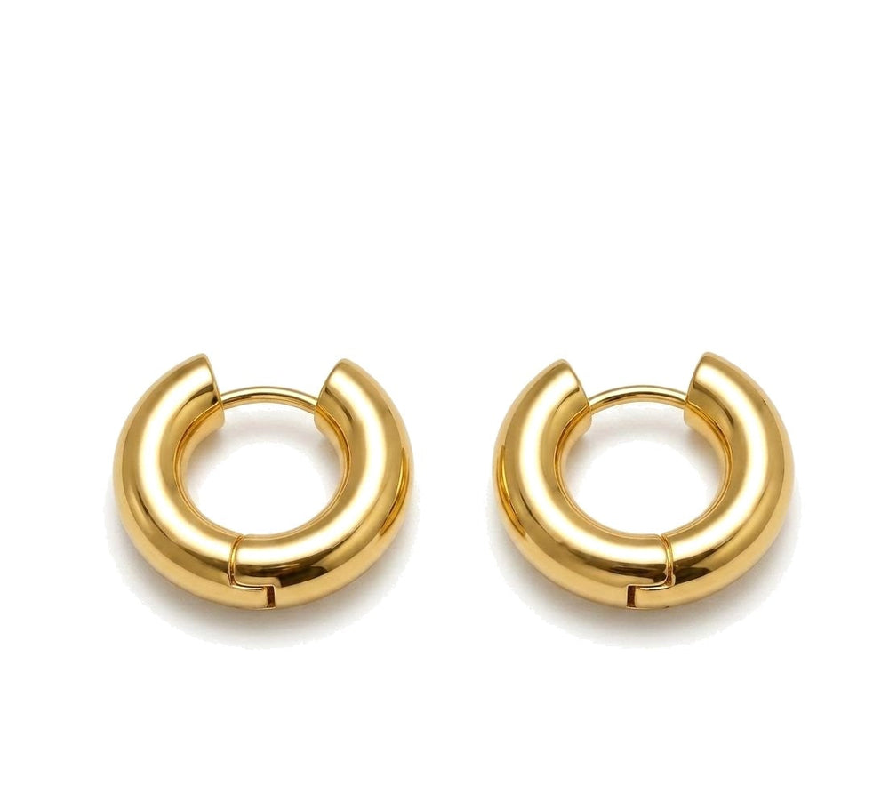 20mm Gold Thick Huggies – Waterproof & Tarnish-Free