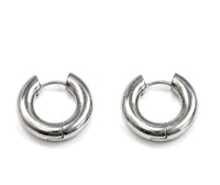 20mm Silver Thick Huggies – Waterproof & Tarnish-Free