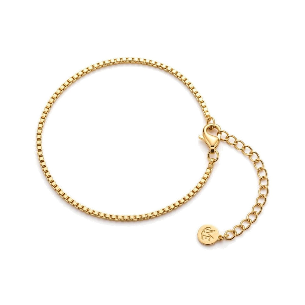 Fine Box Chain Bracelet Gold – Waterproof & Tarnish-Free