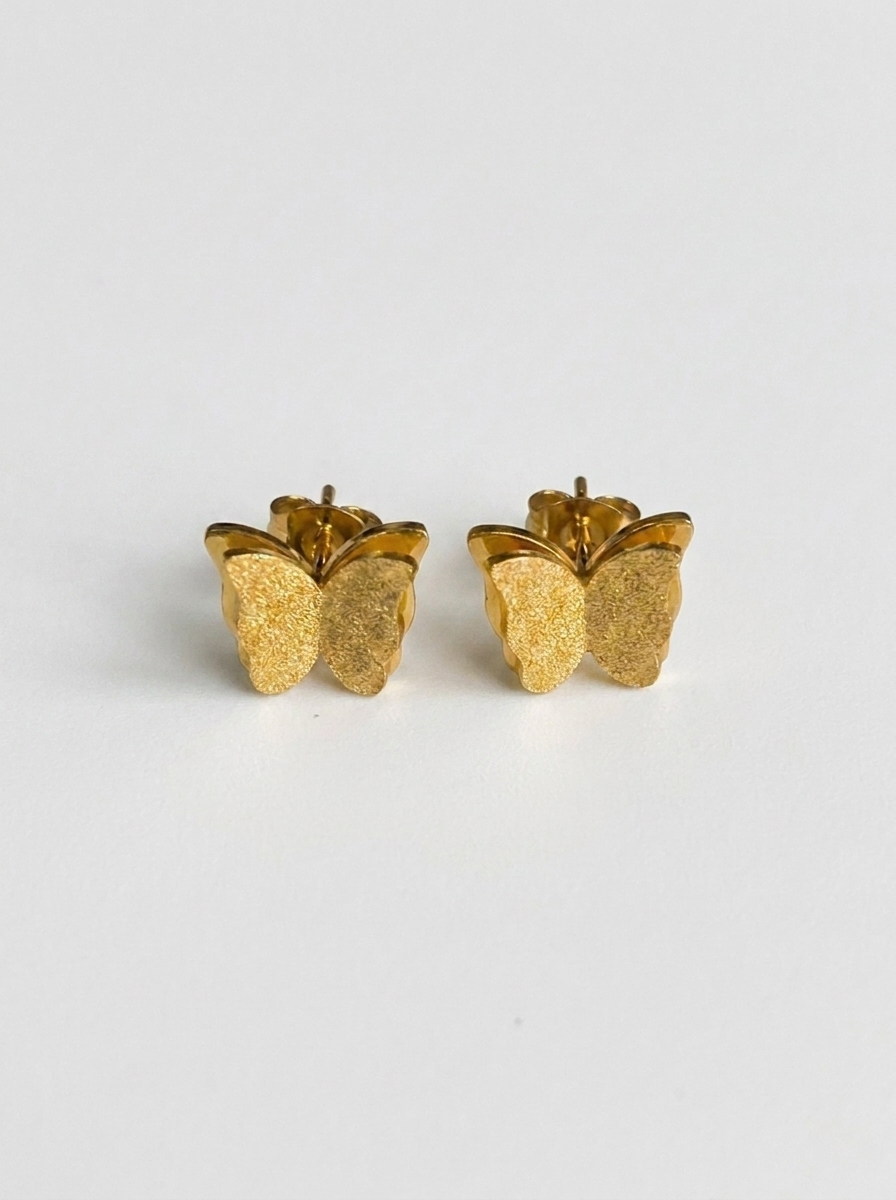 Butterfly Studs – Waterproof & Tarnish-Free