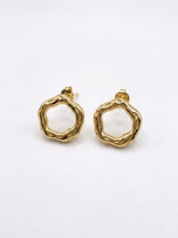 The Juno Studs - Gold – Waterproof & Tarnish-Free