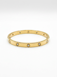 CZ Infinity Bangle – Waterproof & Tarnish-Free
