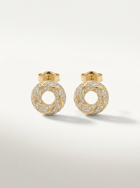 CZ Circle Earring – Waterproof & Tarnish-Free