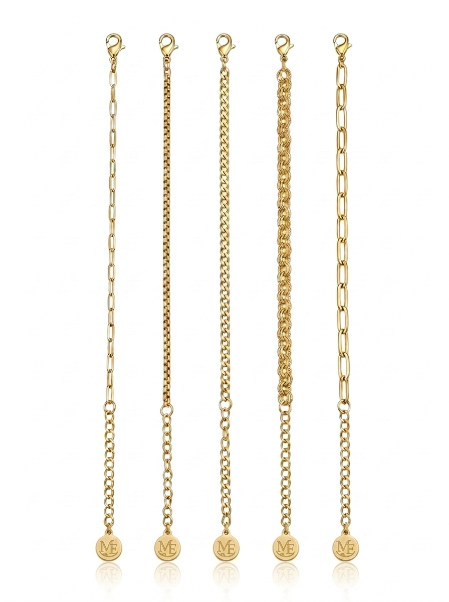 Delicate Bracelet Stack 5 pcs – Waterproof & Tarnish-Free