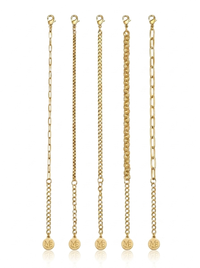 Delicate Bracelet Stack 5 pcs – Waterproof & Tarnish-Free