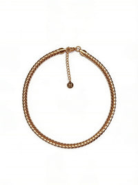 Flat Curb Chain Necklace Rose Gold – Waterproof & Tarnish-Free