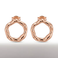 The Juno Studs Rose Gold β Waterproof & Tarnish-Free