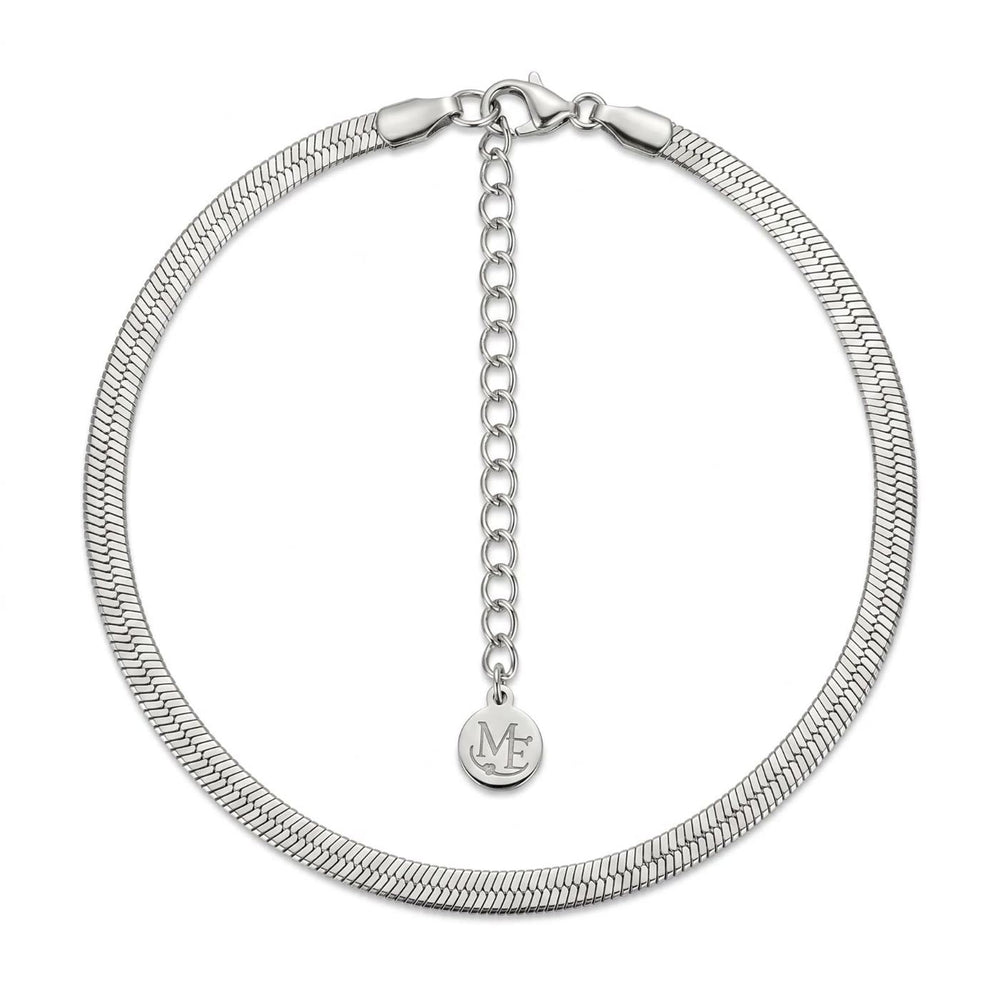 Herringbone Bracelet Silver – Waterproof & Tarnish-Free