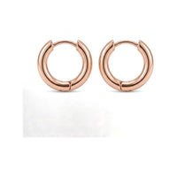11mm Huggie Hoops Rose Gold – Waterproof & Tarnish-Free