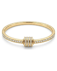 Pavé Roller Bangle Gold – Waterproof & Tarnish-Free
