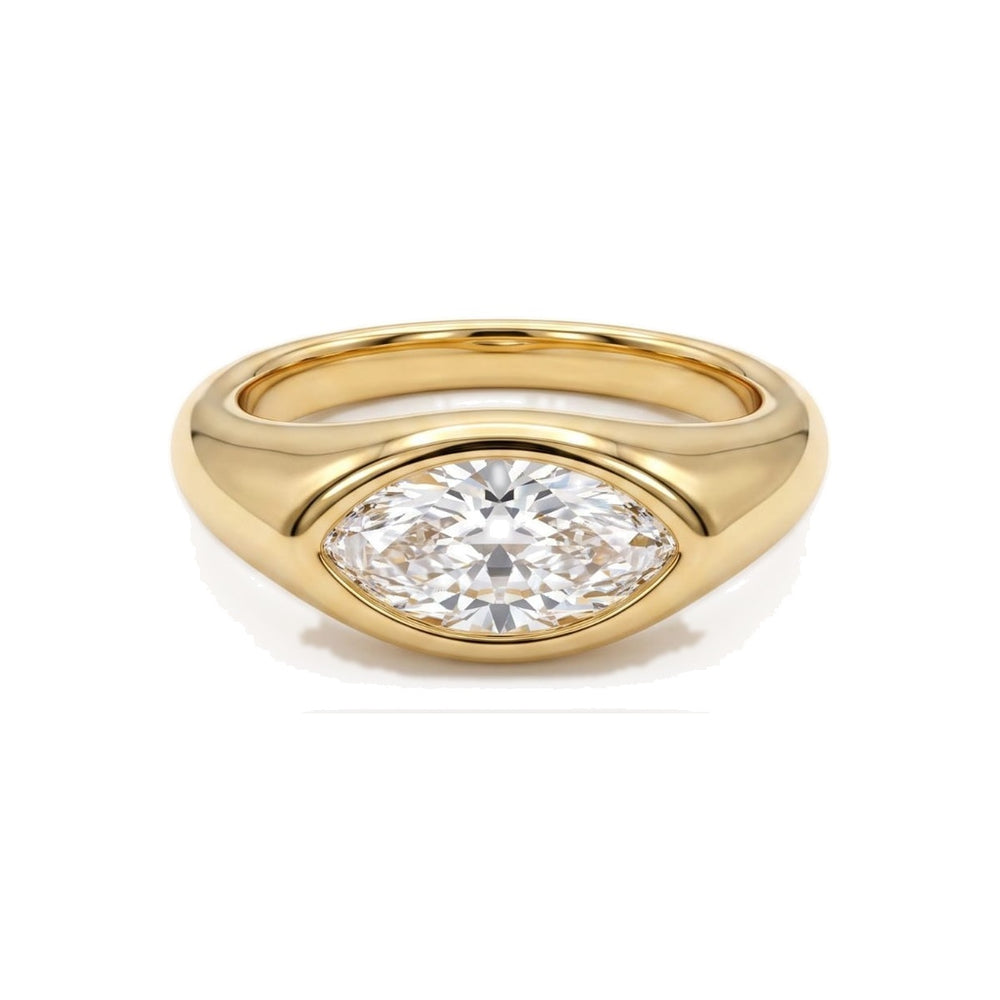 Marquise Dome Ring Gold – Waterproof & Tarnish-Free