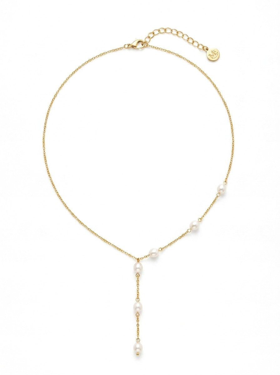 Pearl Lariat – Waterproof & Tarnish-Free