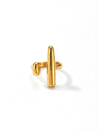 Long Bar Ring Gold – Waterproof & Tarnish-Free