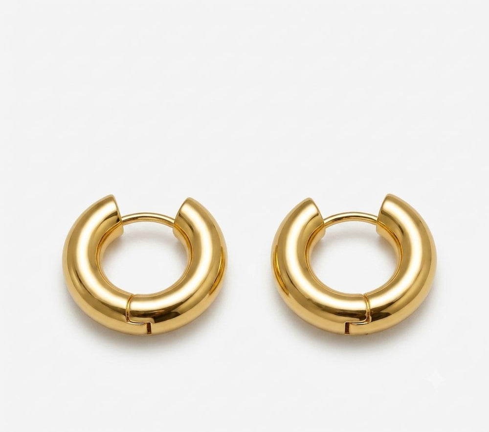 20mm Gold Thick Huggies – Waterproof & Tarnish-Free