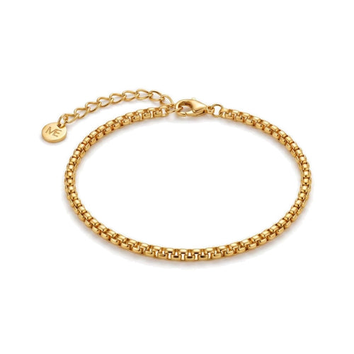 Box Chain Bracelet Gold
