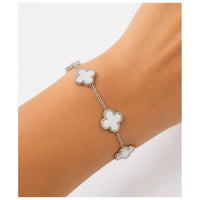 Clover Bracelet Silver – Waterproof & Tarnish-Free