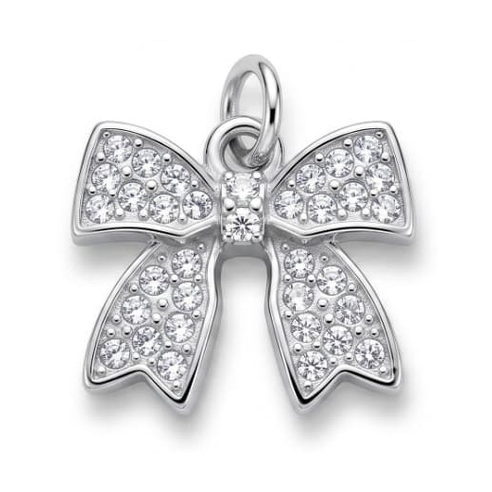Bow Charm Silver – Waterproof & Tarnish-Free
