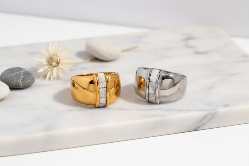 Dome Marble Ring
