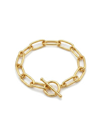 Oversized Gold Paperclip Bracelet – Waterproof & Tarnish-Free
