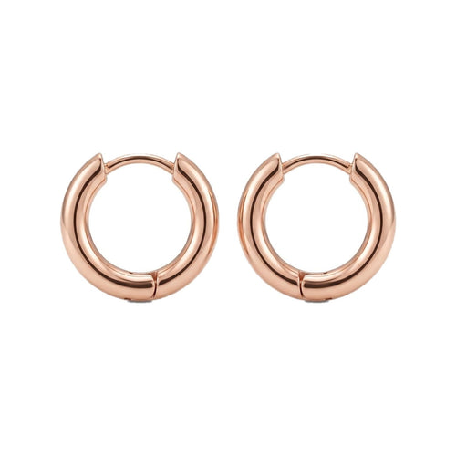 Huggie Hoops Rose Gold
