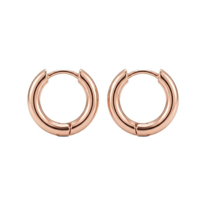 Huggie Hoops Rose Gold