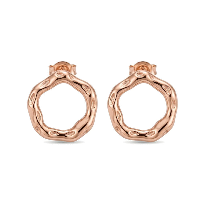 The Juno Studs Rose Gold
