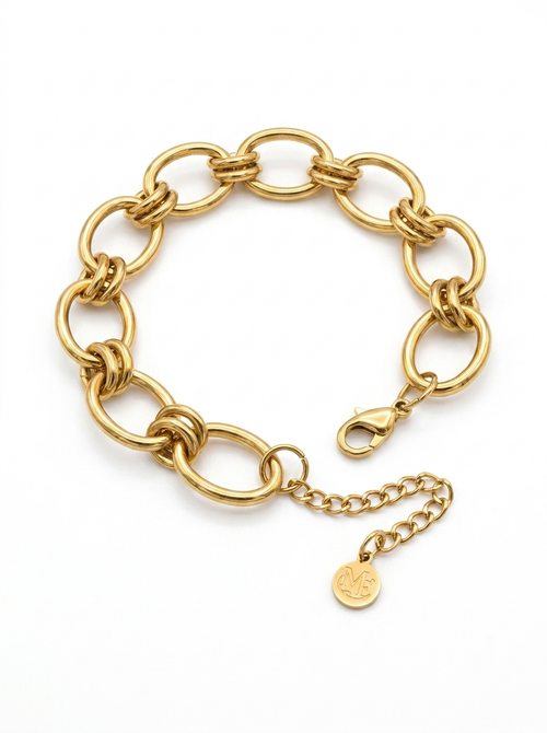 The Nexus Bracelet - Gold – Waterproof & Tarnish-Free