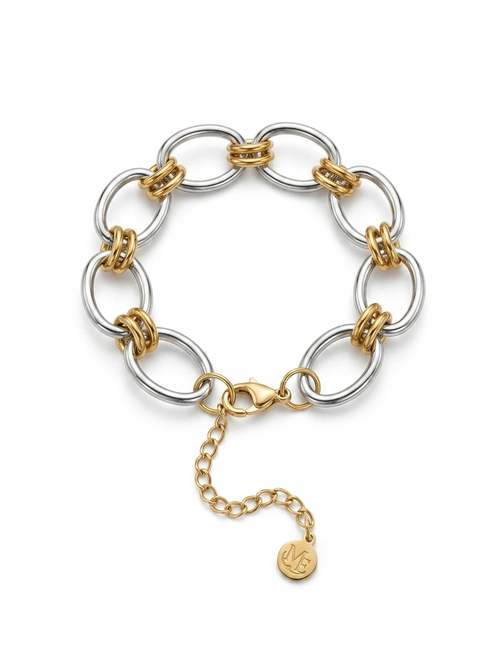 The Nexus Bracelet - Two Tone – Waterproof & Tarnish-Free