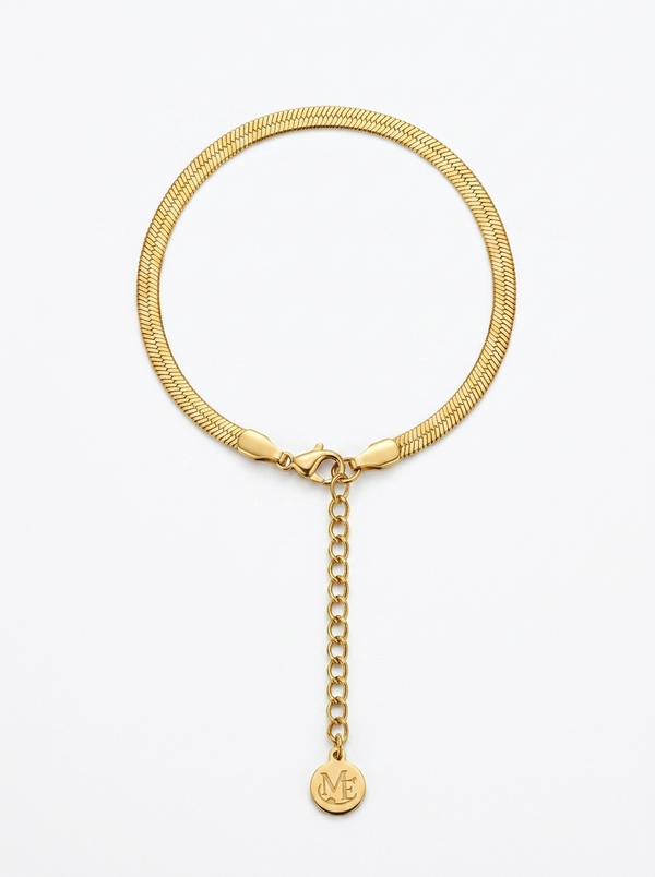 Herringbone Bracelet Gold – Waterproof & Tarnish-Free