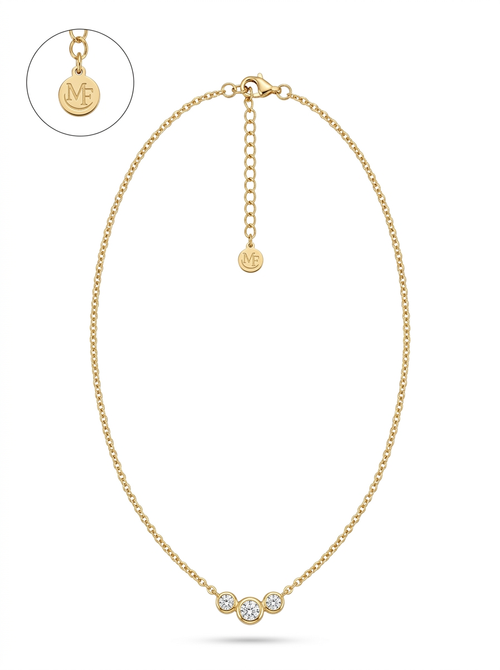 Serenity Trio Necklace – Waterproof & Tarnish-Free