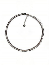 Flat Curb Chain Necklace Silver – Waterproof & Tarnish-Free
