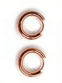 Huggie Hoops Rose Gold – Waterproof & Tarnish-Free