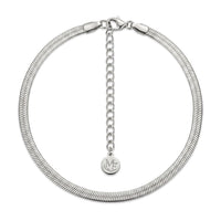 Herringbone Bracelet Silver – Waterproof & Tarnish-Free