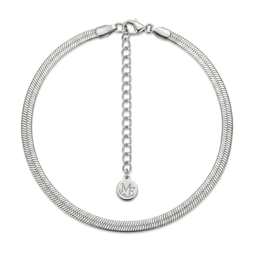 Herringbone Bracelet Silver