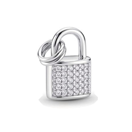 Padlock Charm Silver – Waterproof & Tarnish-Free