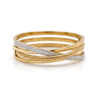 4 in 1 Pave Bangle Gold – Waterproof & Tarnish-Free
