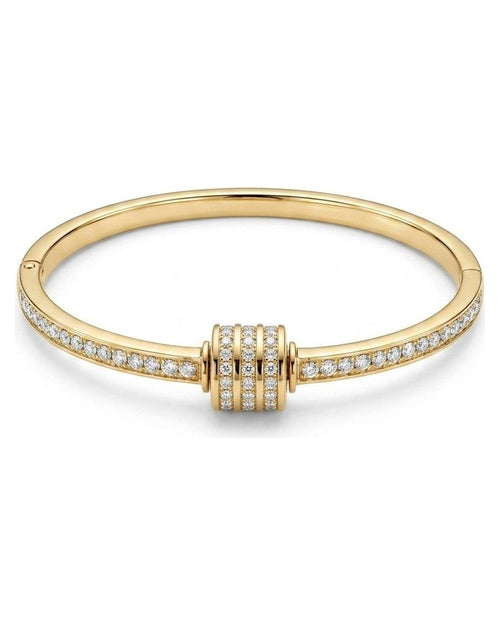 Pavé Roller Bangle Gold – Waterproof & Tarnish-Free