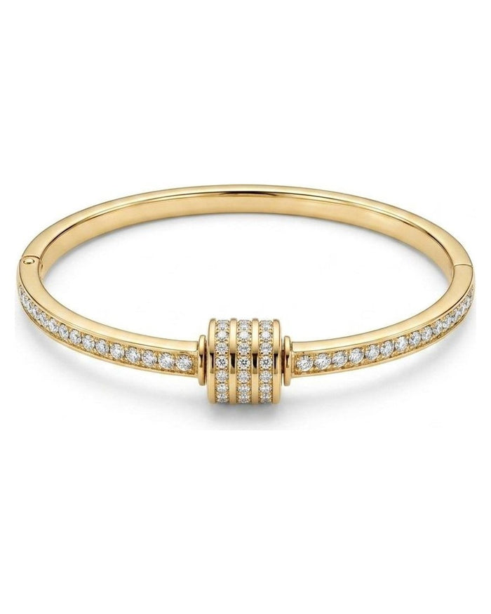 Pavé Roller Bangle Gold – Waterproof & Tarnish-Free