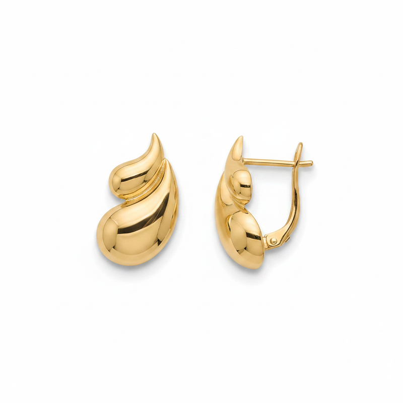 Swirl Wave Earring