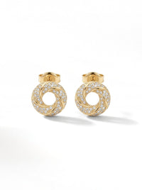 CZ Circle Earring – Waterproof & Tarnish-Free