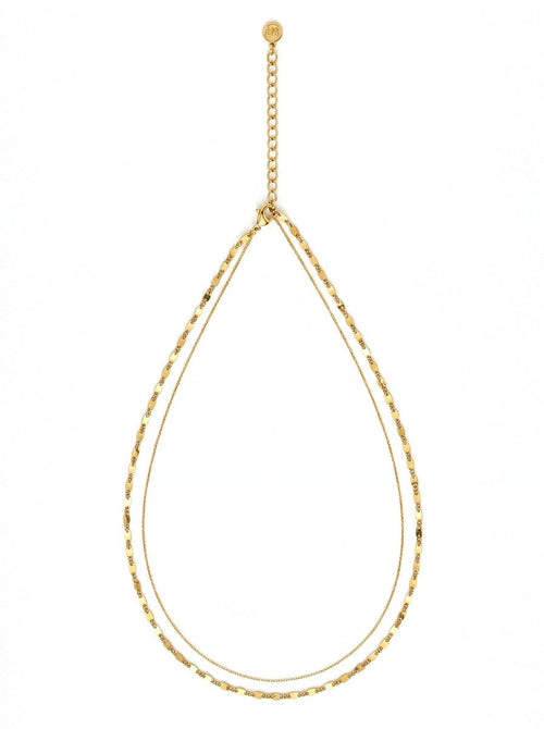 Double Layer Mariner Chain white