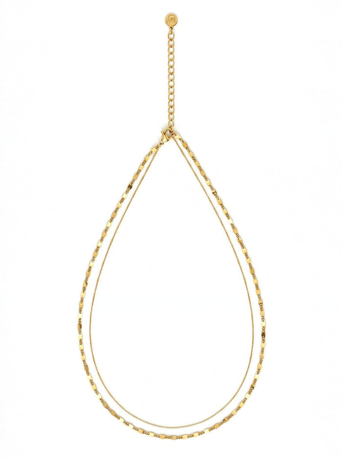 Double Layer Mariner Chain white