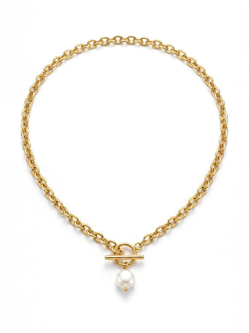 The Athena Pearl Drop white