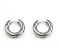 20mm Silver Thick Huggies – Waterproof & Tarnish-Free