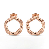 The Juno Studs Rose Gold – Waterproof & Tarnish-Free